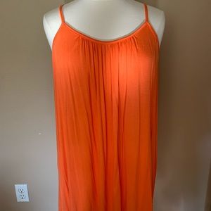 NWT 3xl orange spaghetti strap tank top